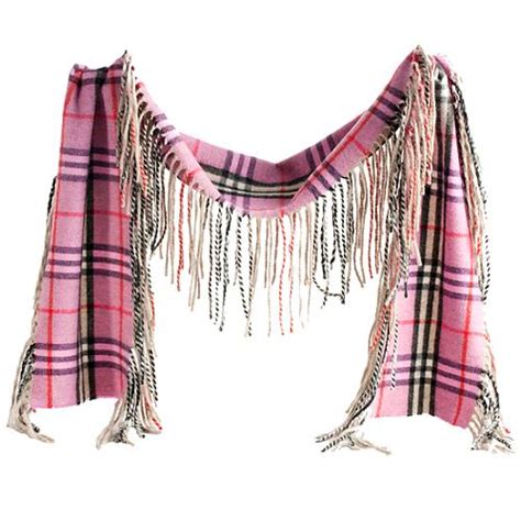 burberry cashmere happy fringe scarf|Burberry scarf 50 cashmere wool.